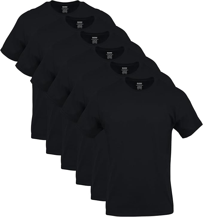 Mens Crew T-Shirts, Multipack, Style G1100