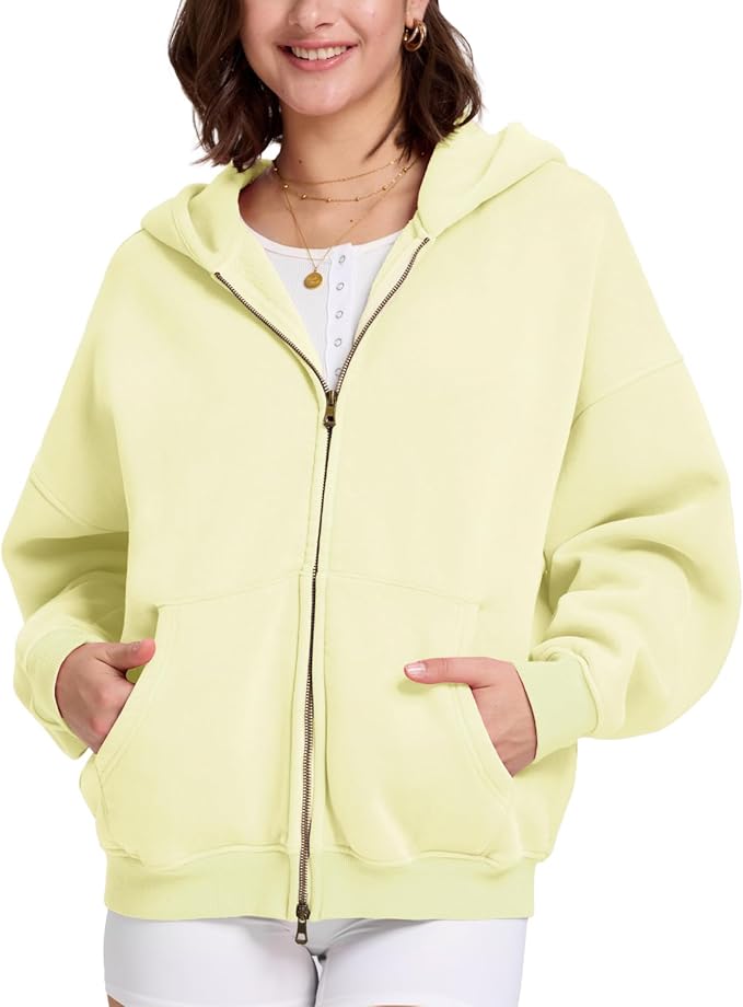 Mens Womens Double Zip up Hoodie Oversized Acid Wash Heavyweight Fleece Cotton Zipper Hoodie Vintage