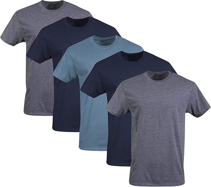 Mens Crew T-Shirts, Multipack, Style G1100