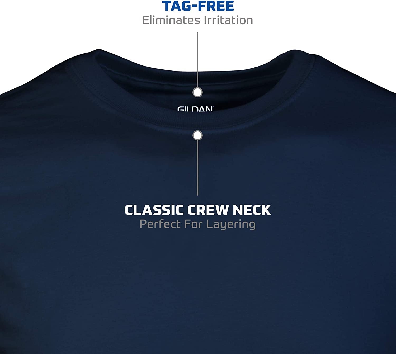 Mens Crew T-Shirts, Multipack, Style G1100